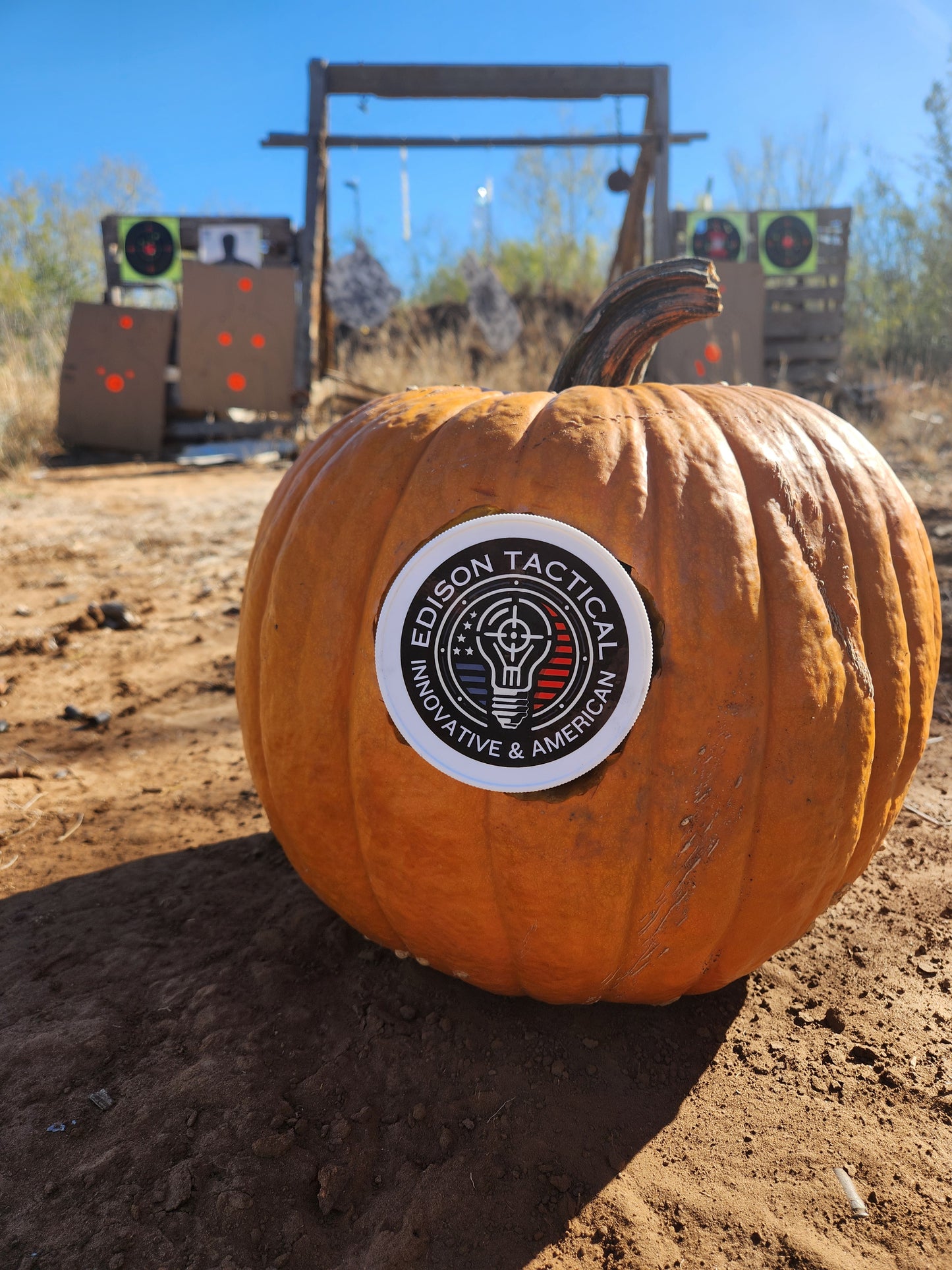 Edison Tactical 3"x3" Round Logo Sticker: Innovative & American